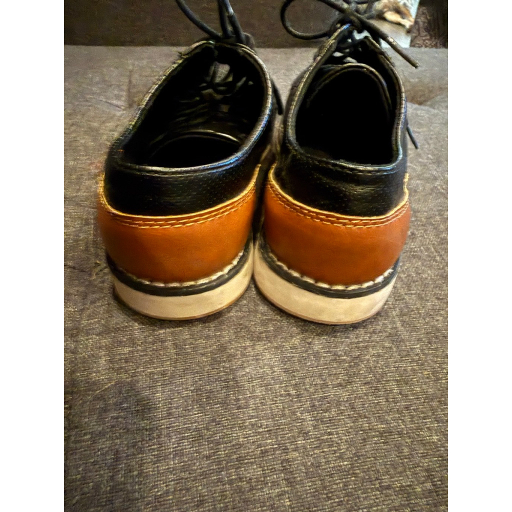 Boy's Sonoma Goods for Life Black & Brown Oxfords Size 13 - Picture 4 of 6
